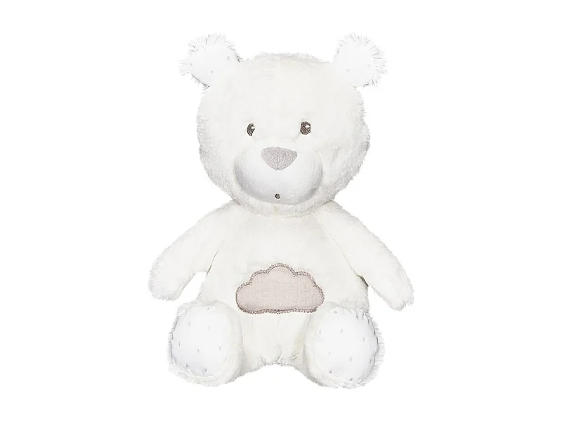 Peluche di velluto bianco