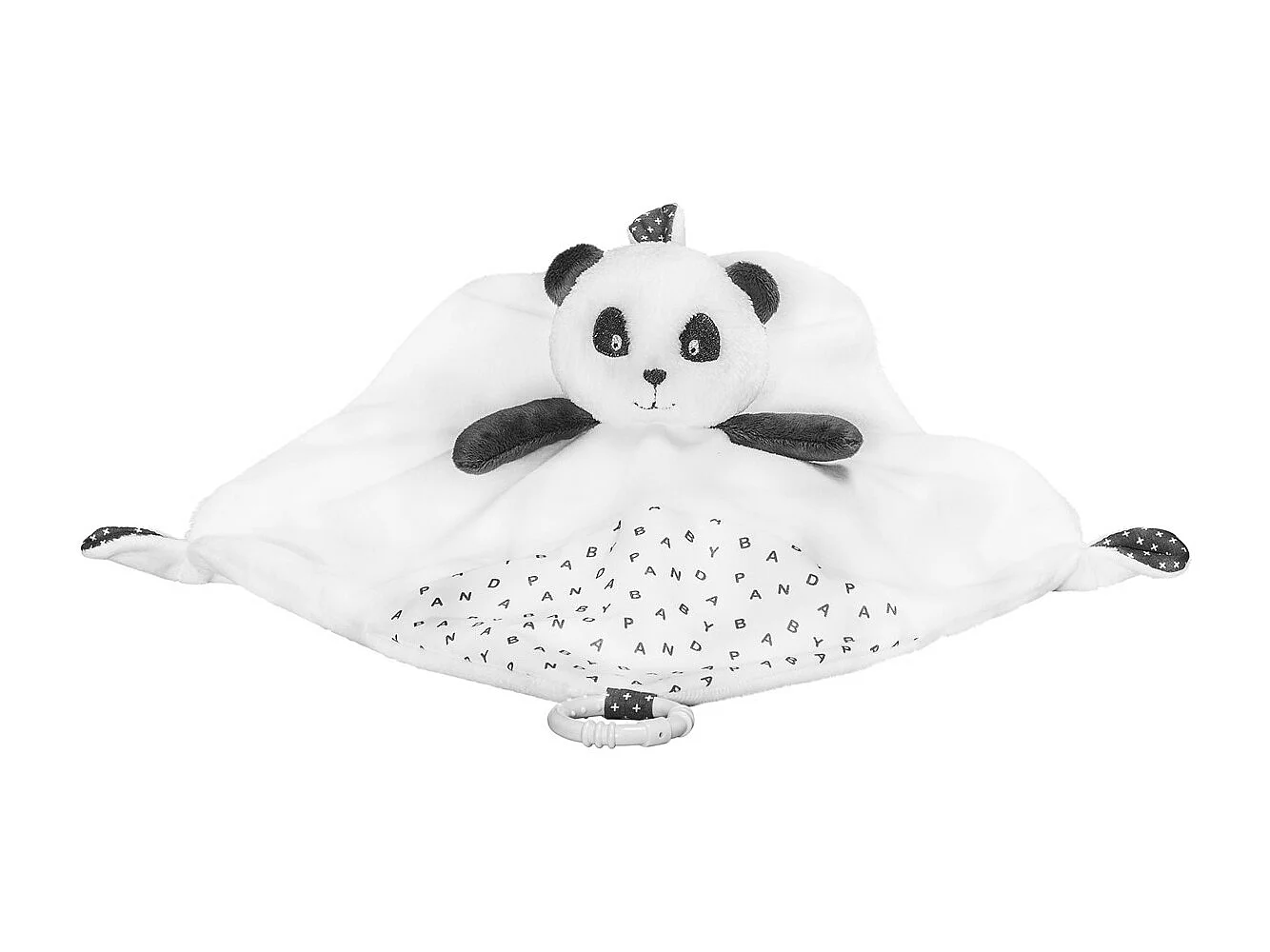 Peluche de terciopelo blanco