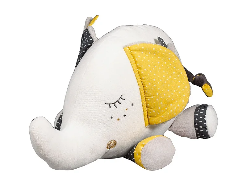 Peluche elefante de terciopelo