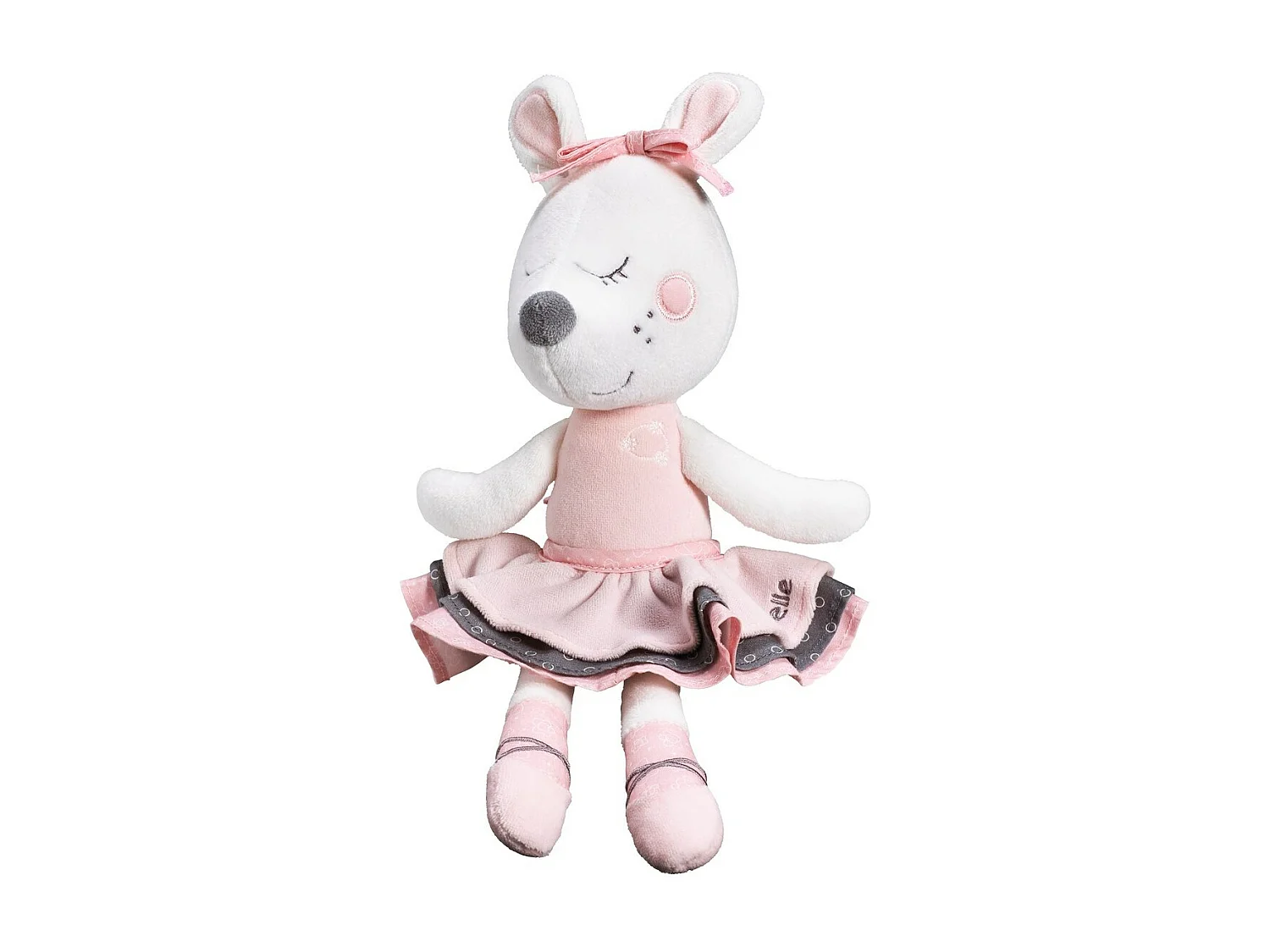 Little Mouse Star Dancer Peluche de terciopelo rosa