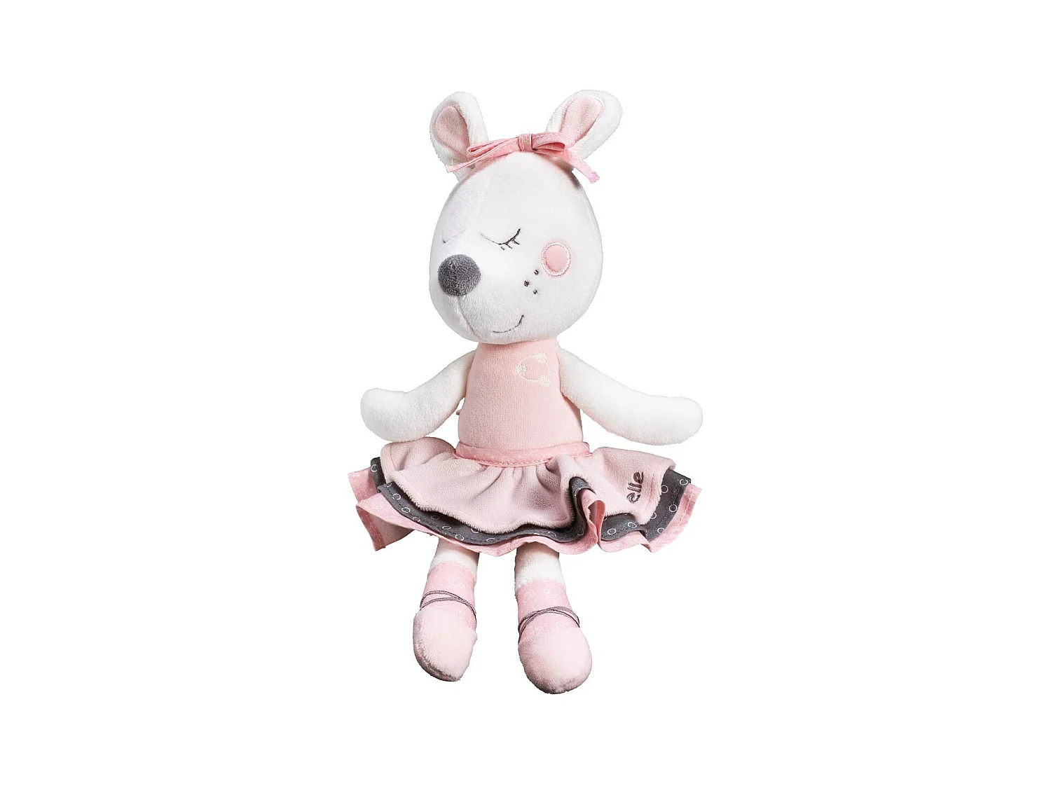 Topolino Stella Ballerina Peluche in velluto rosa