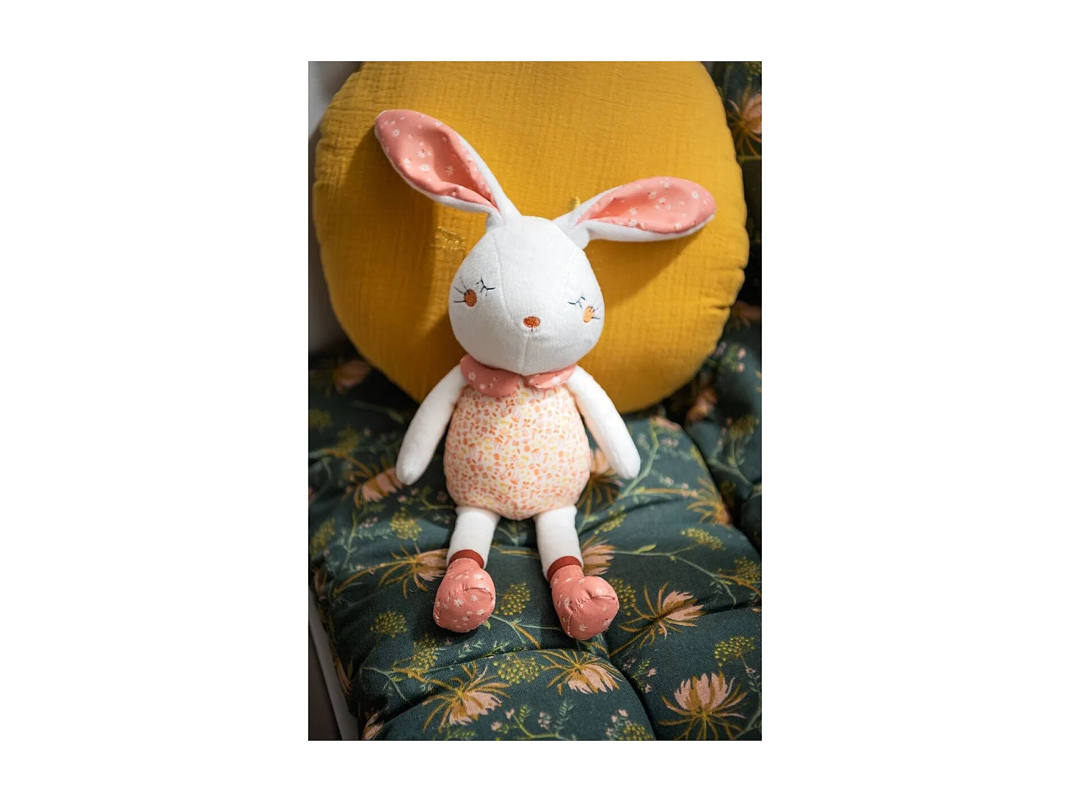 Peluche di velluto bianco