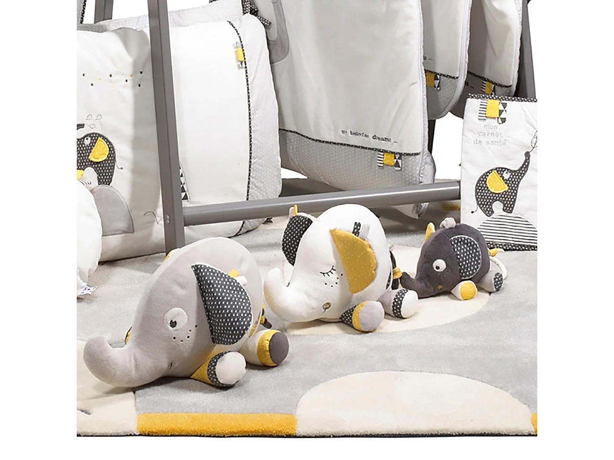 Peluche elefante de terciopelo