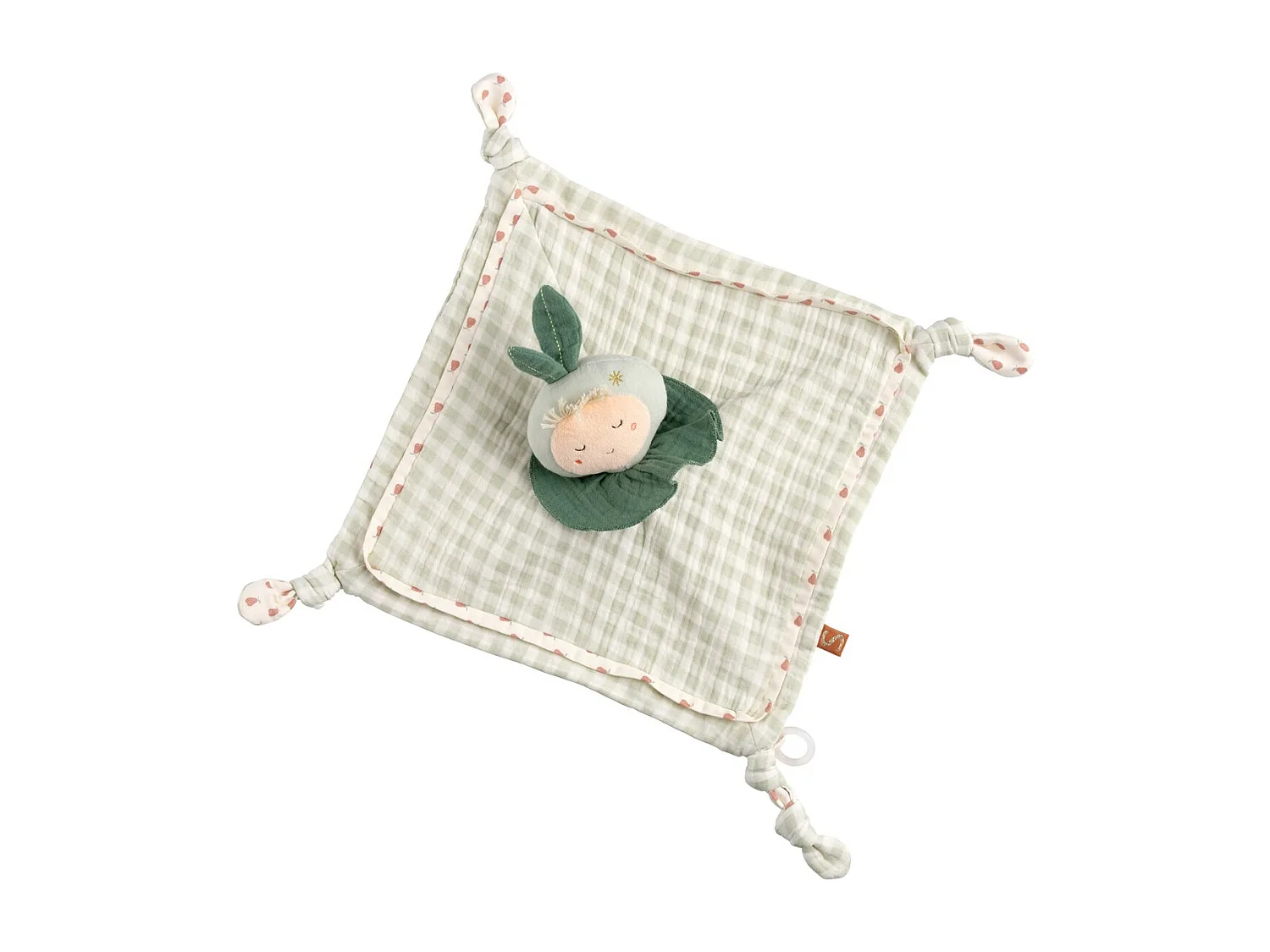 Peluche jardinero de algodón verde