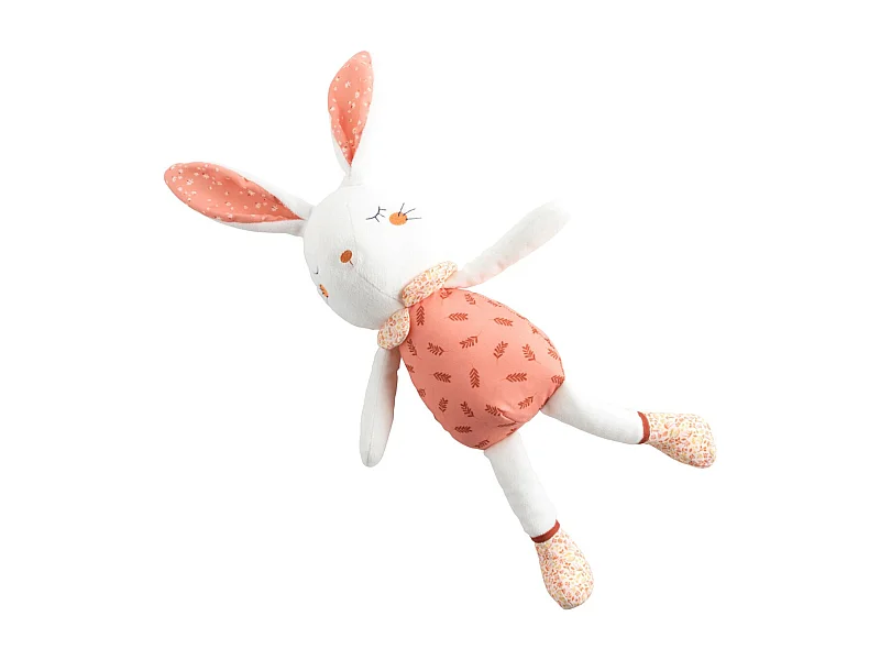 Peluche de terciopelo blanco