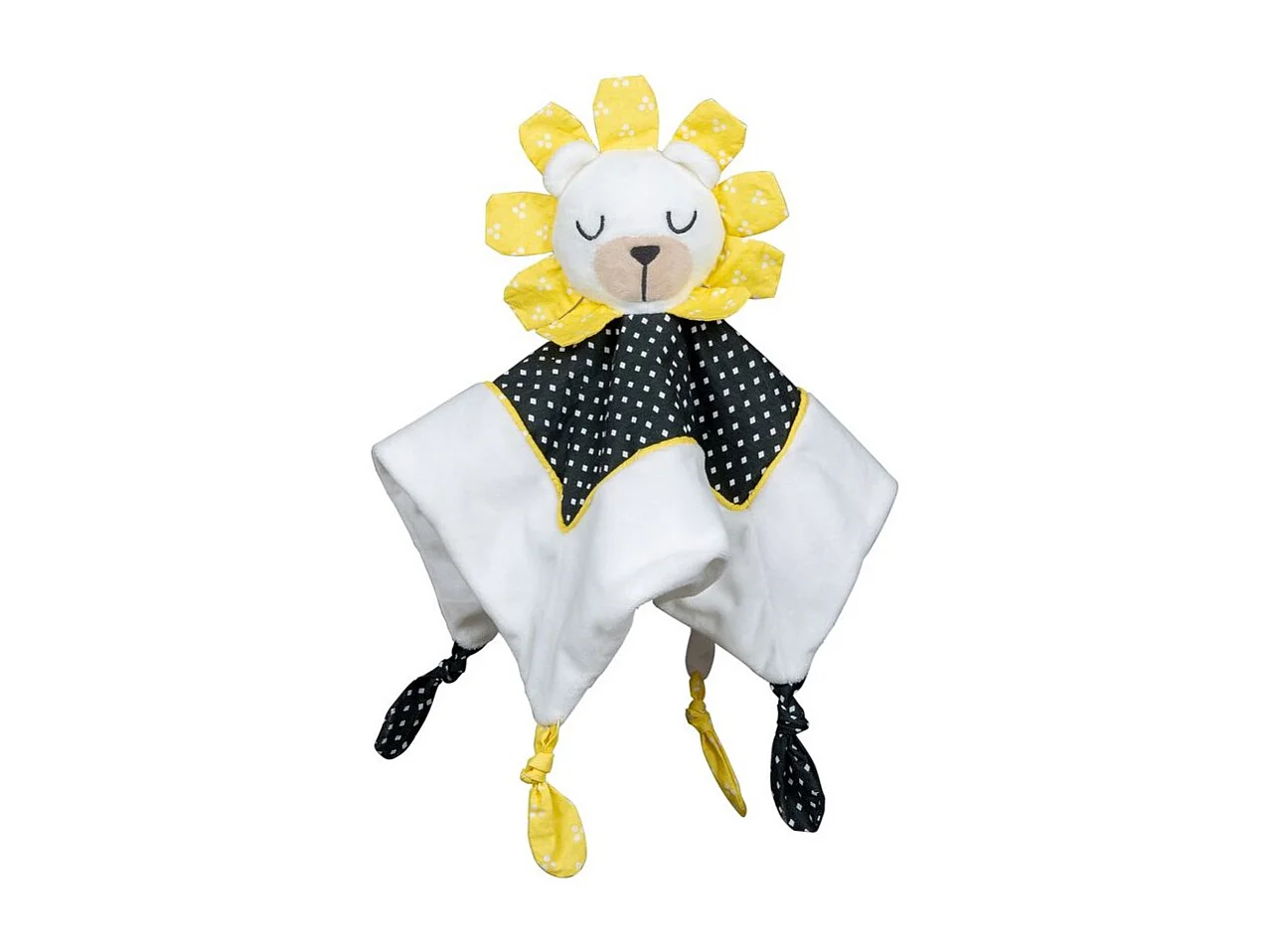 Peluche de terciopelo blanco