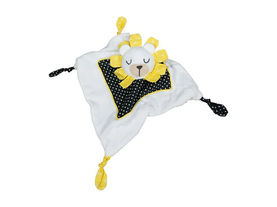 Peluche de terciopelo blanco