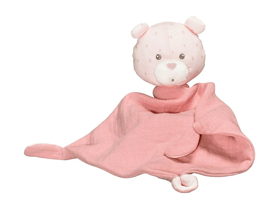 Doudou mouchoir en coton LILY - Sauthon
