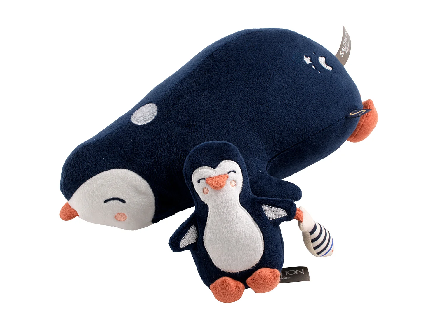 Peluche pingouin bleu marine BABY SAILOR - Sauthon