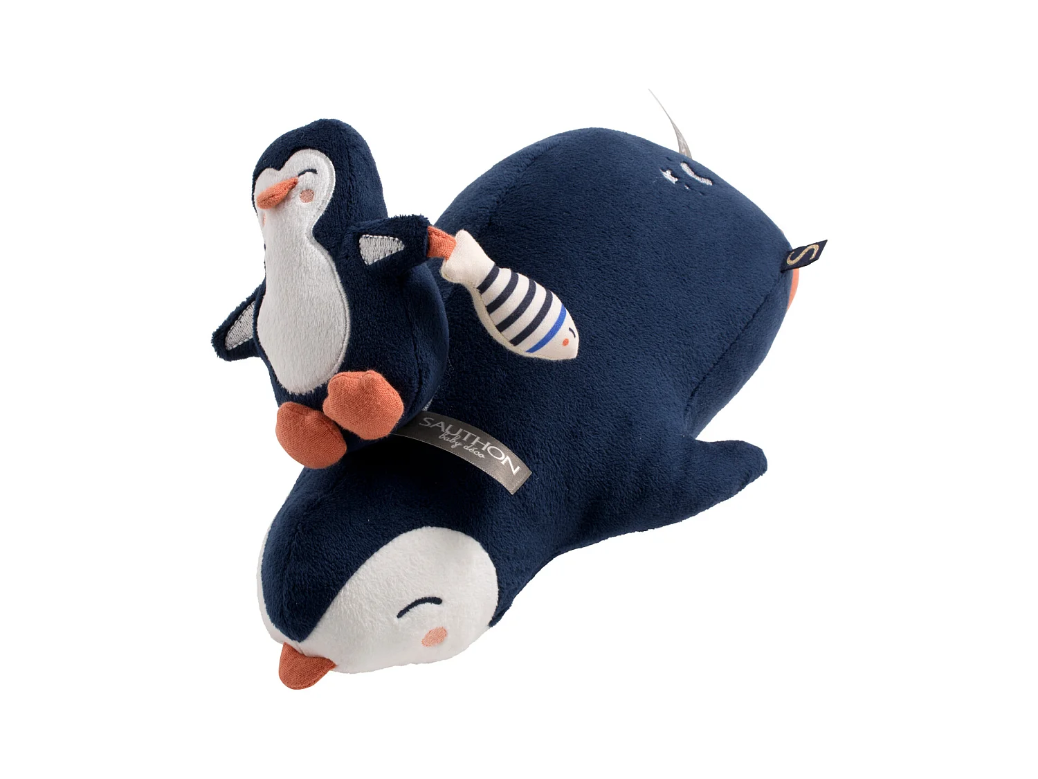Peluche pinguino blu navy