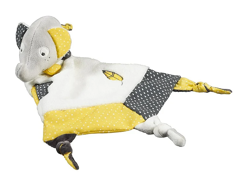 Peluche Elefante in velluto grigio