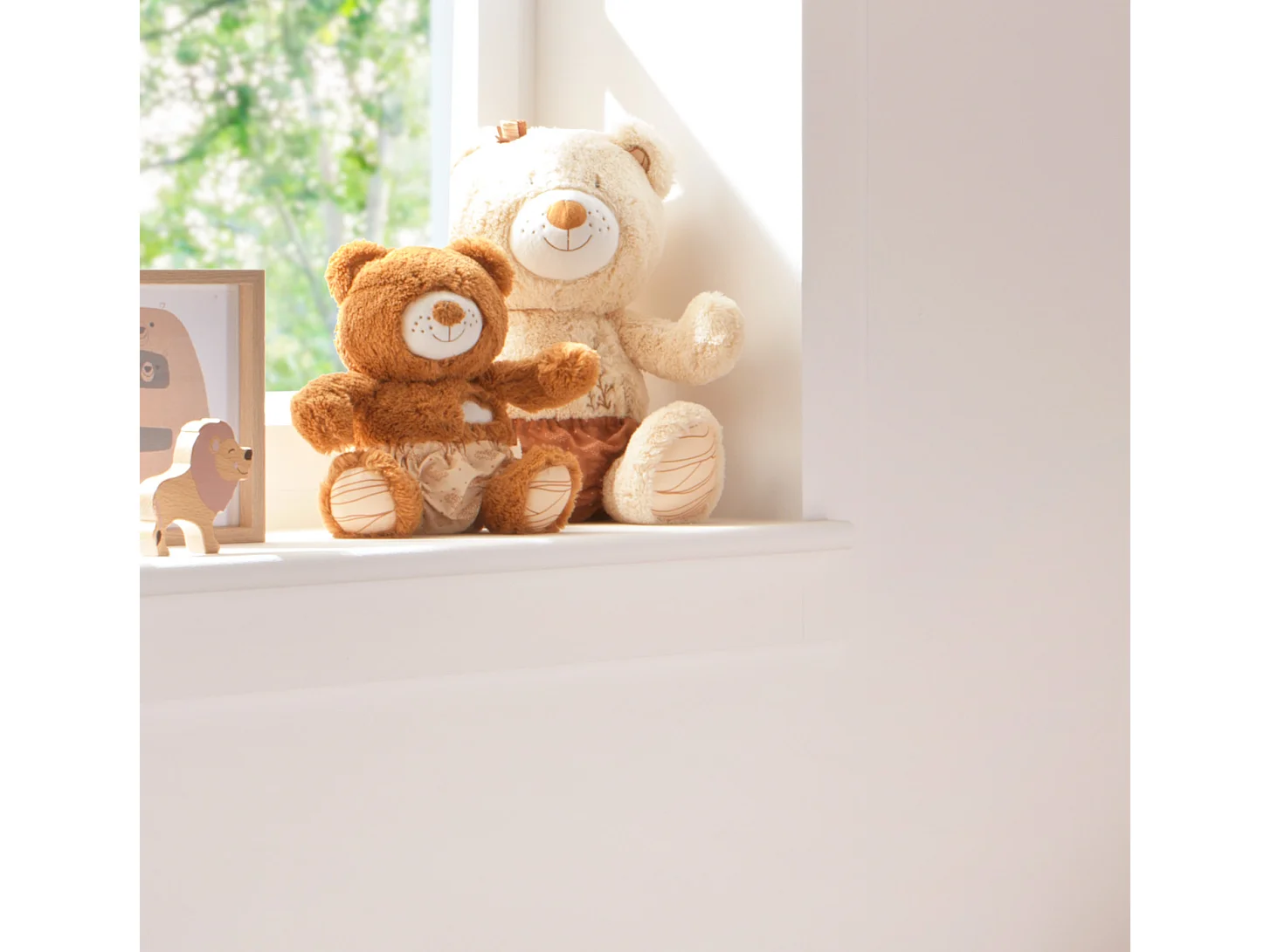 Peluche ours marron avec détails brodés ORSINO - Sauthon