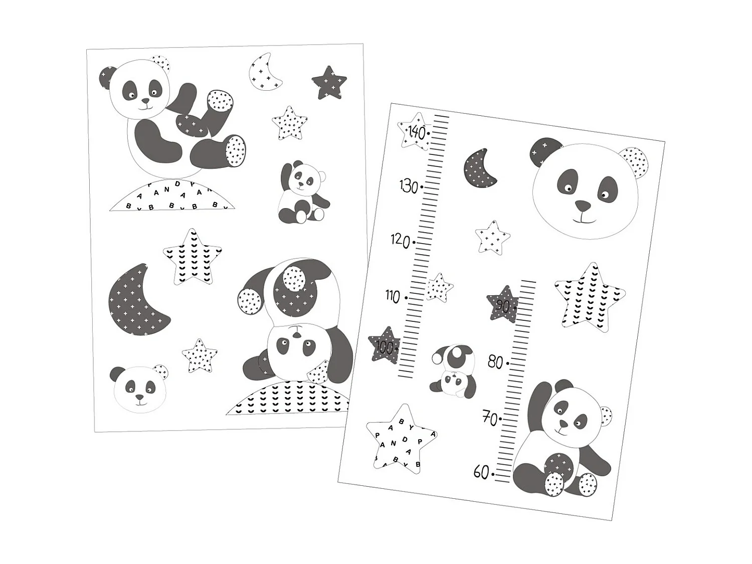 Vinilos adhesivos grises 70x50cm