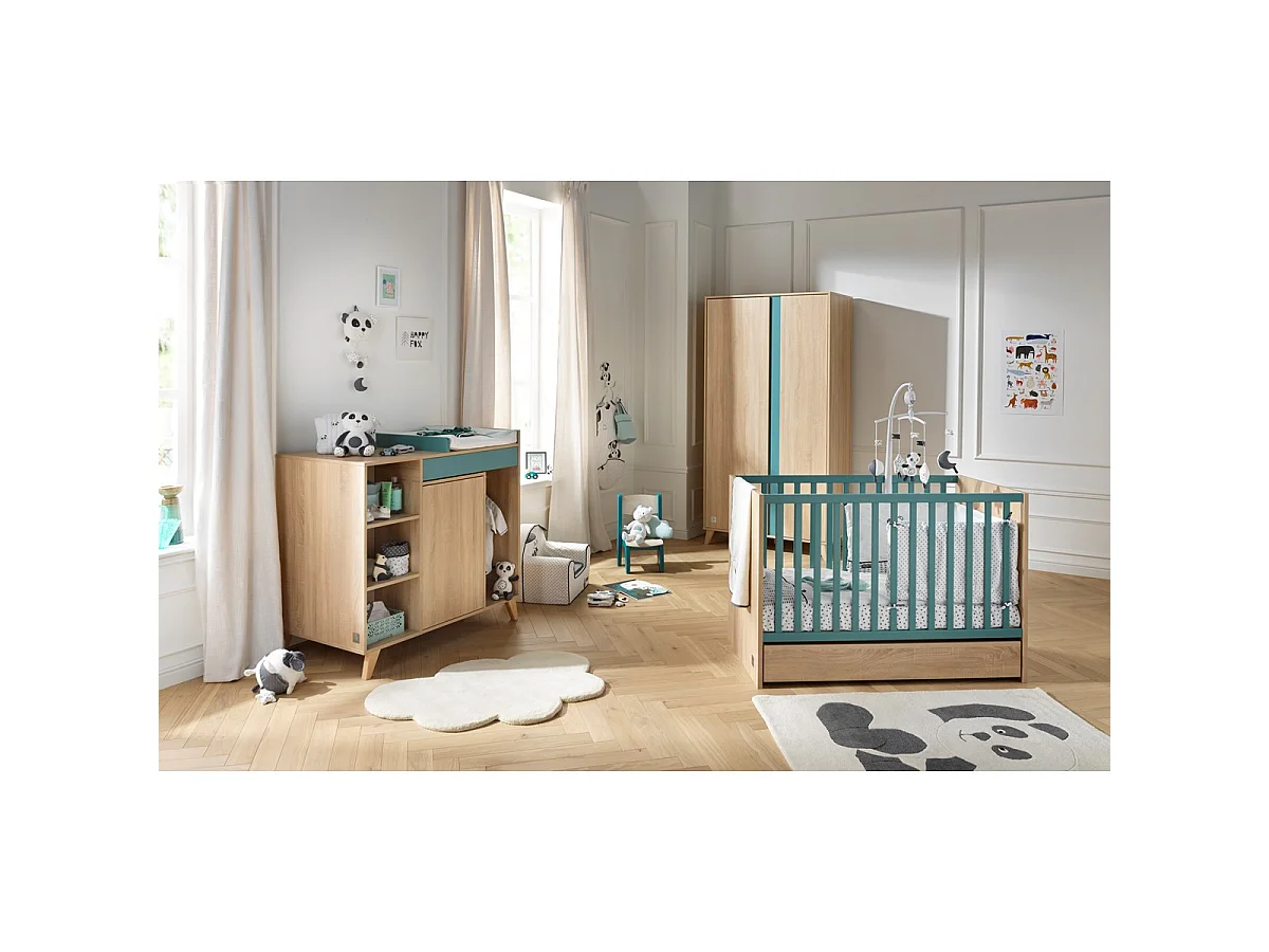 Commode à langer évolutive en bureau NOVA - Sauthon