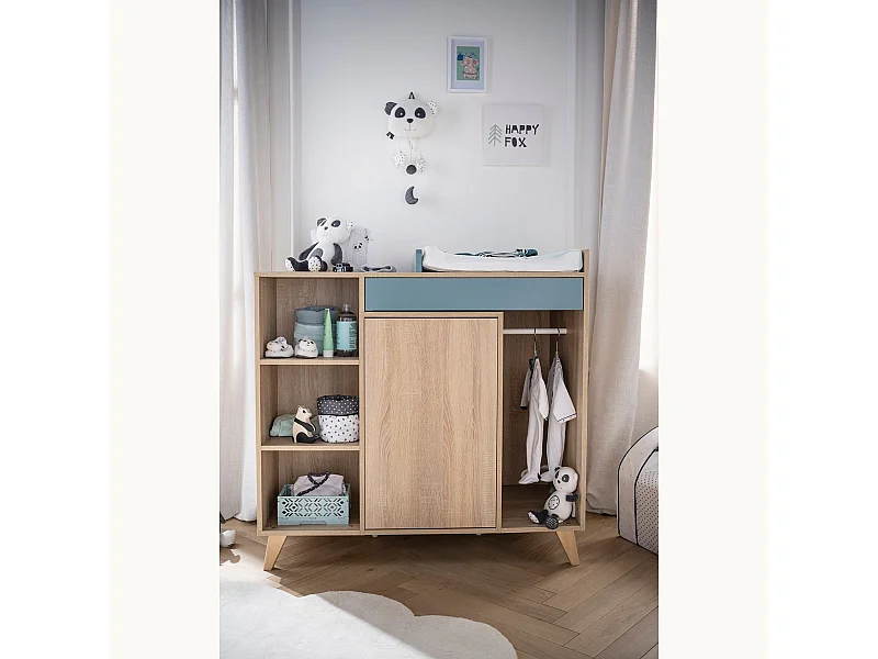 Commode à langer évolutive en bureau NOVA - Sauthon