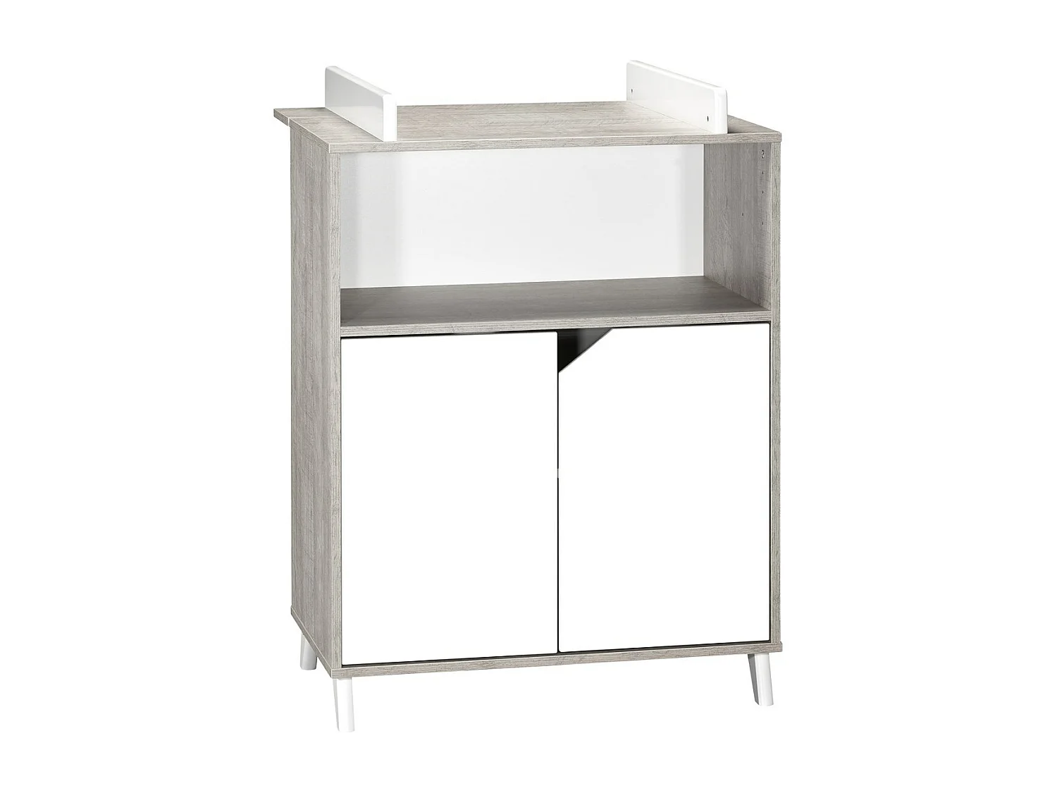 Commode à langer bébé en bois SCANDI - BabyPrice