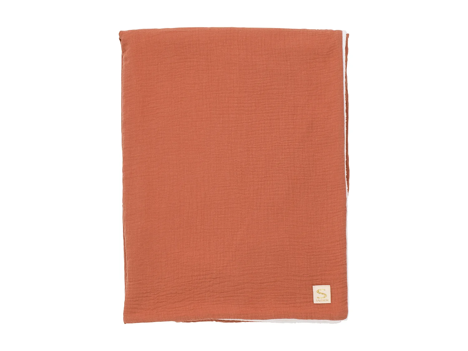 Coperta per neonati in garza di cotone e pile