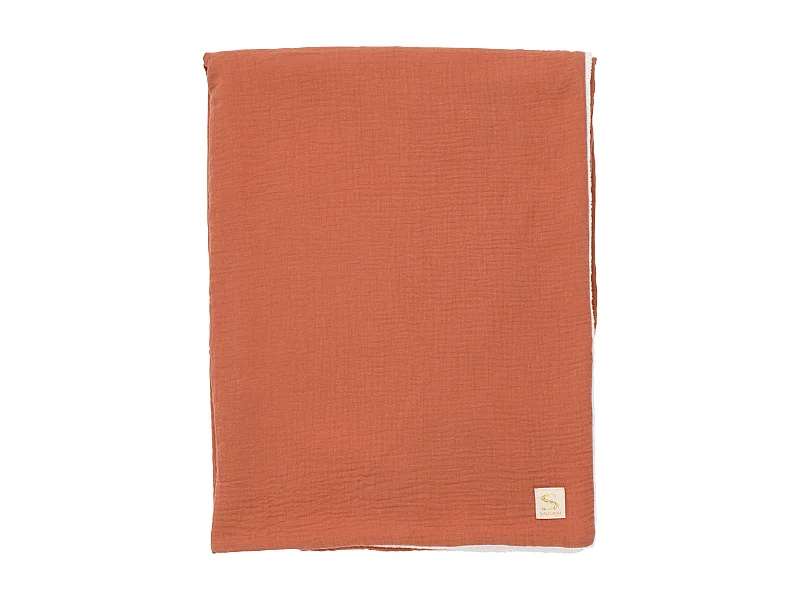 Coperta per neonati in garza di cotone e pile