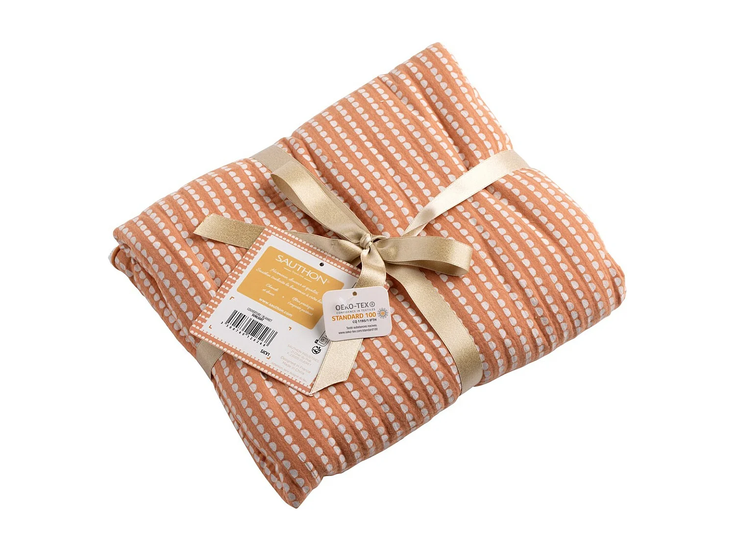 Coperta 75x100 cm in cotone bianco