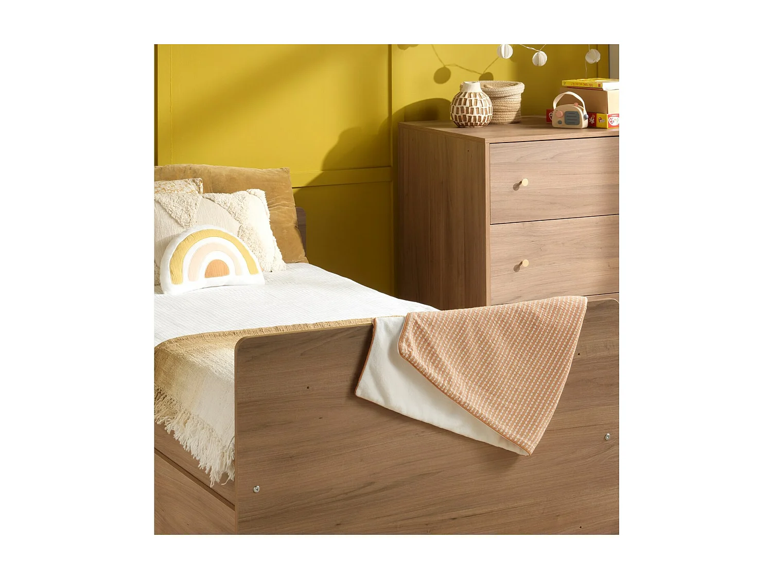 Manta 75x100 cm de algodón blanco