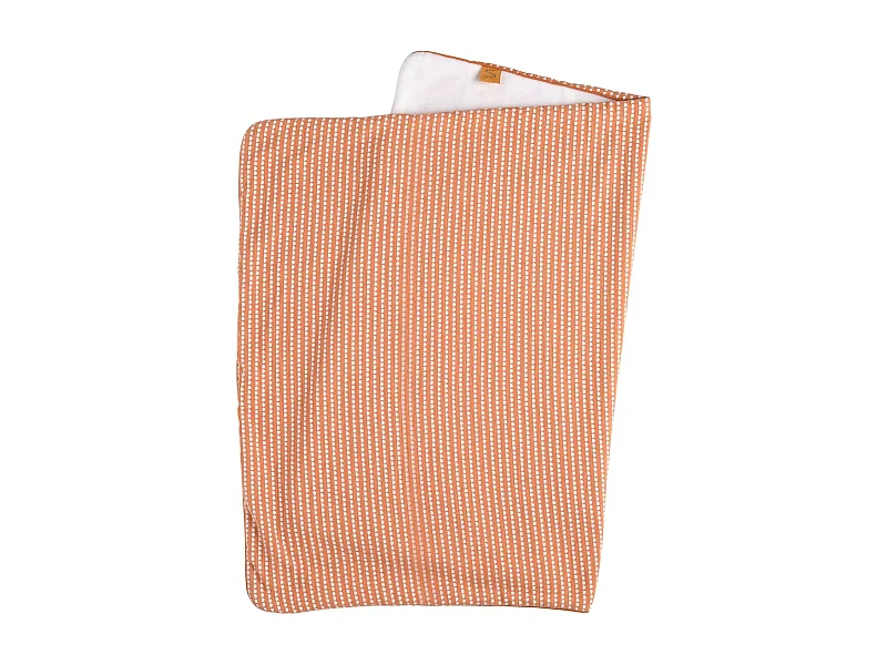 Couverture 75x100 cm en coton blanc SUNLIGHT - Sauthon