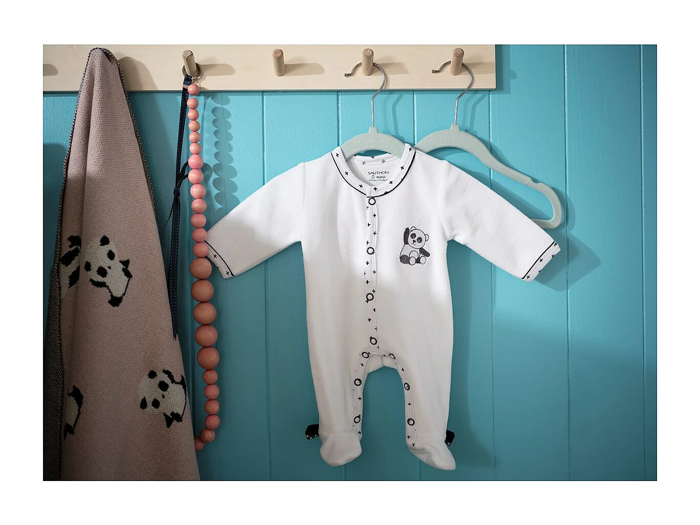 Coperta in cotone lavorato a maglia