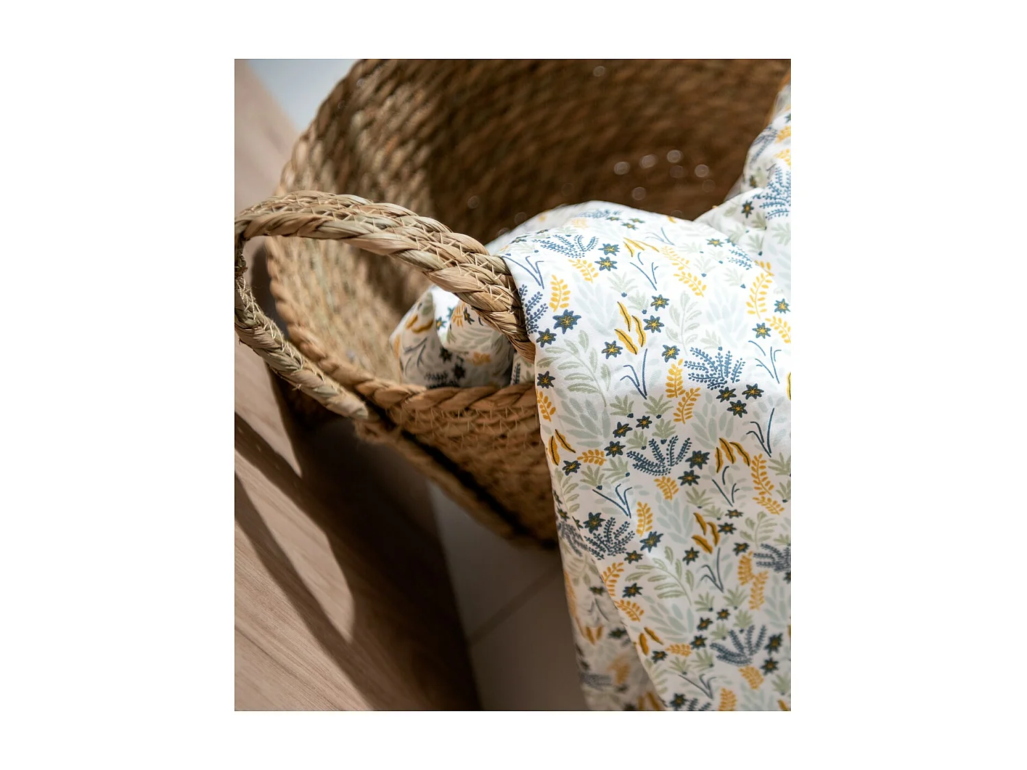 Coperta in cotone bianco 100x75cm