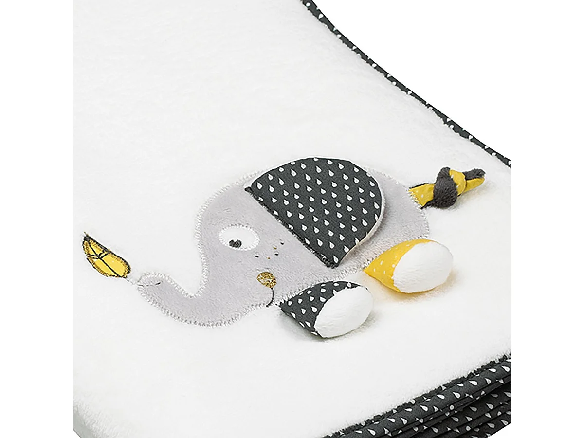 Coperta per bambini in velluto bianco