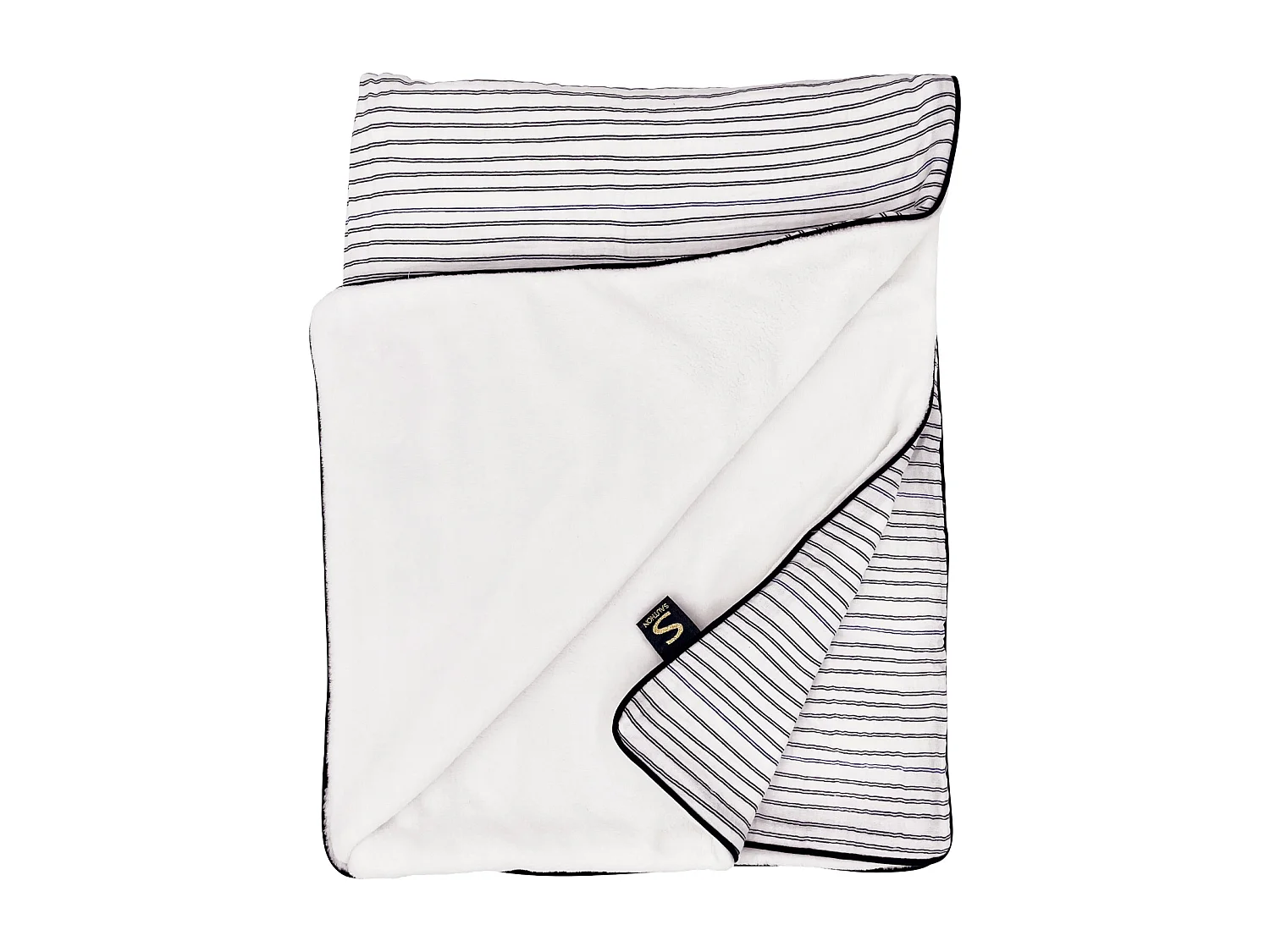 Coperta per neonati 75x100cm in garza di cotone e pile da marinaio