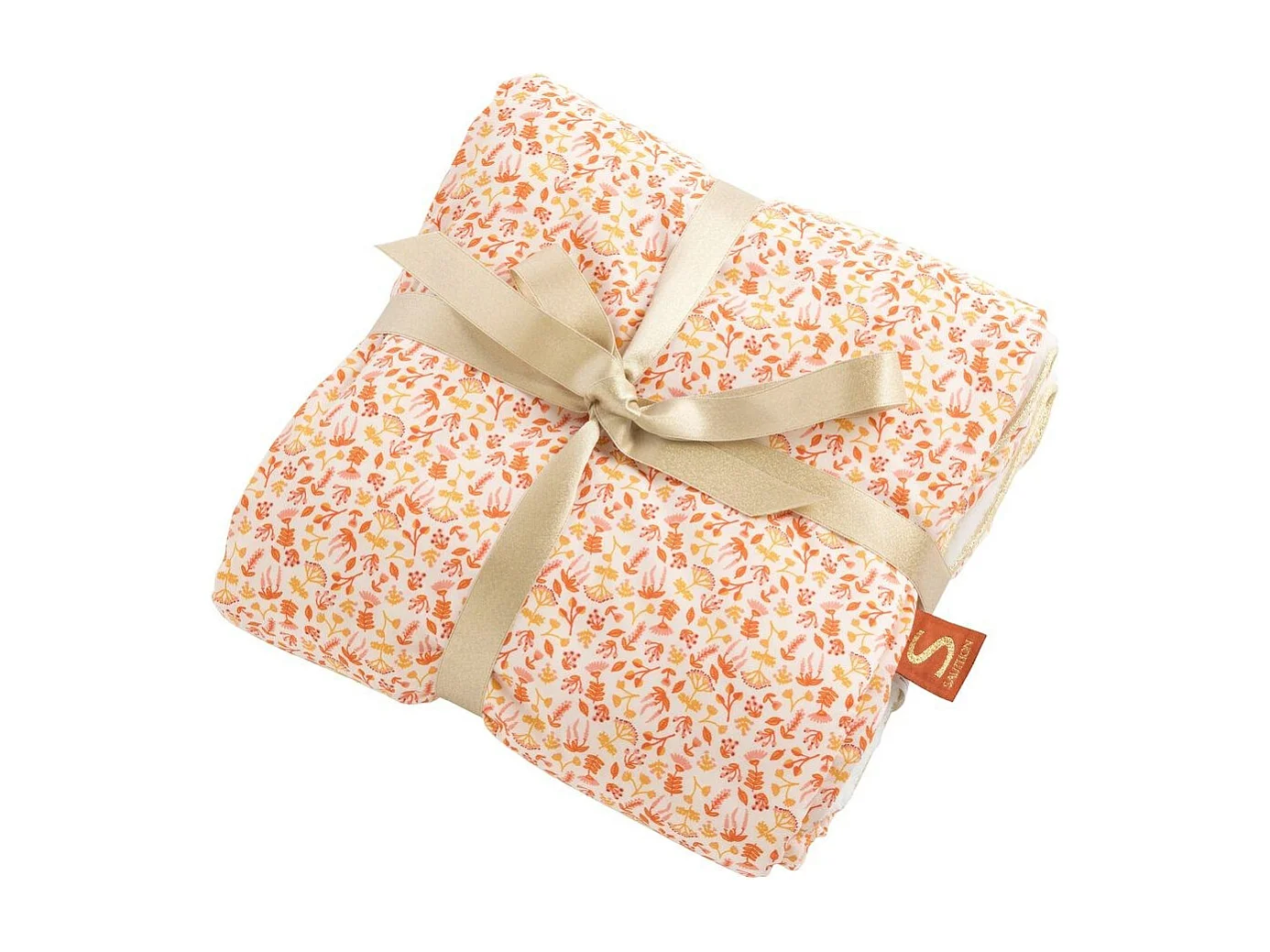 Coperta per neonati in cotone bianco