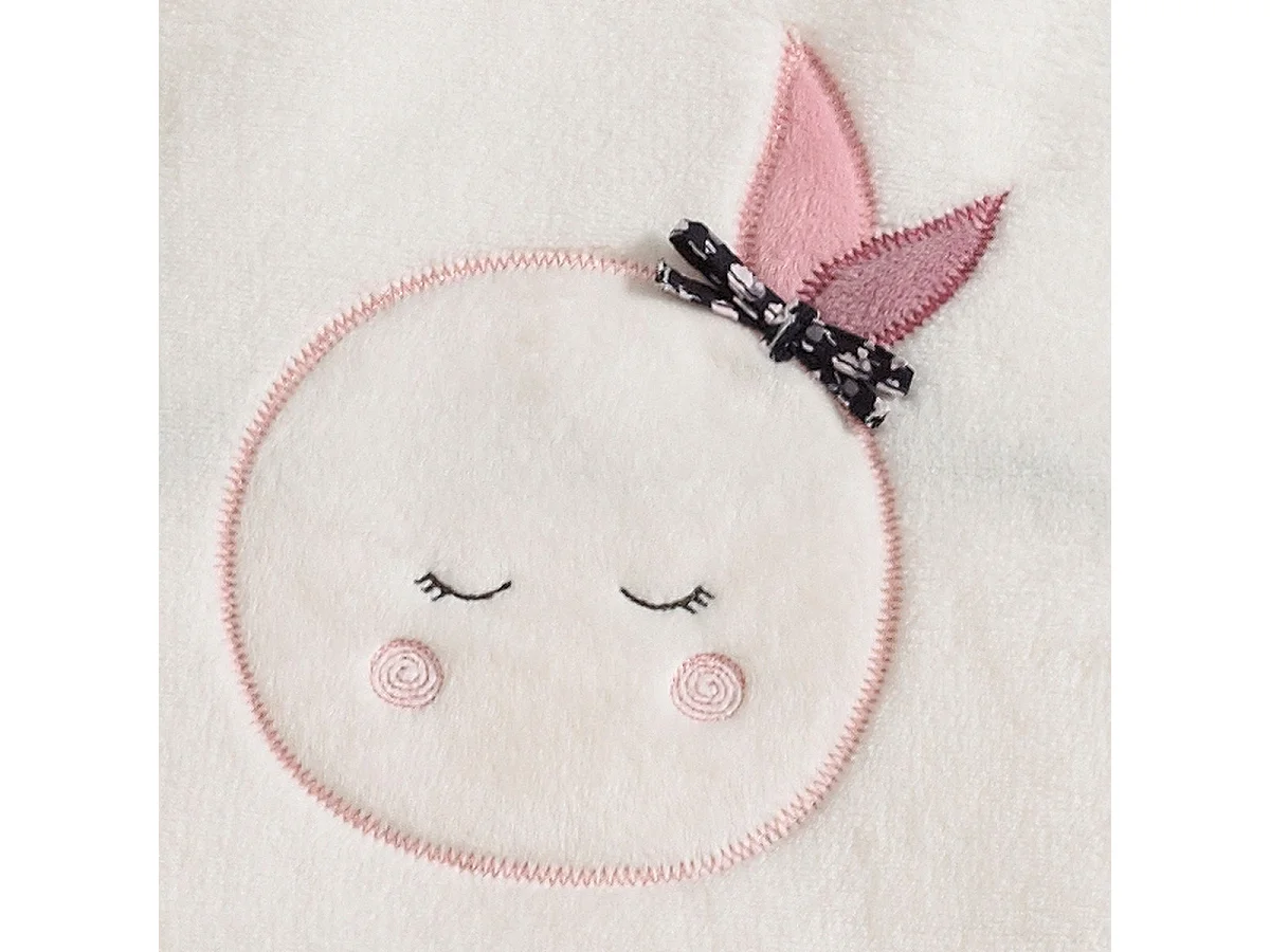 Coperta in poliestere bianco 75x100cm