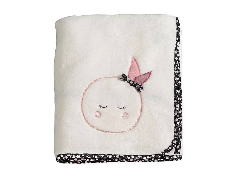 Manta de poliéster blanca 75x100cm