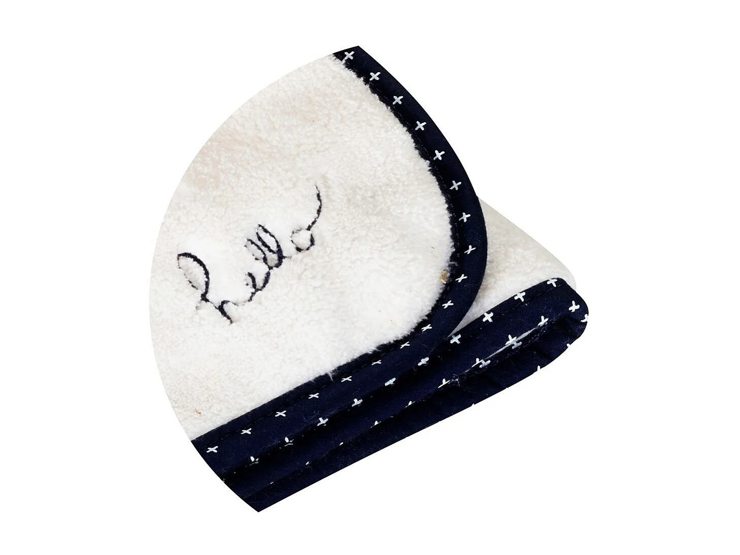 Coperta in poliestere bianco 75x100