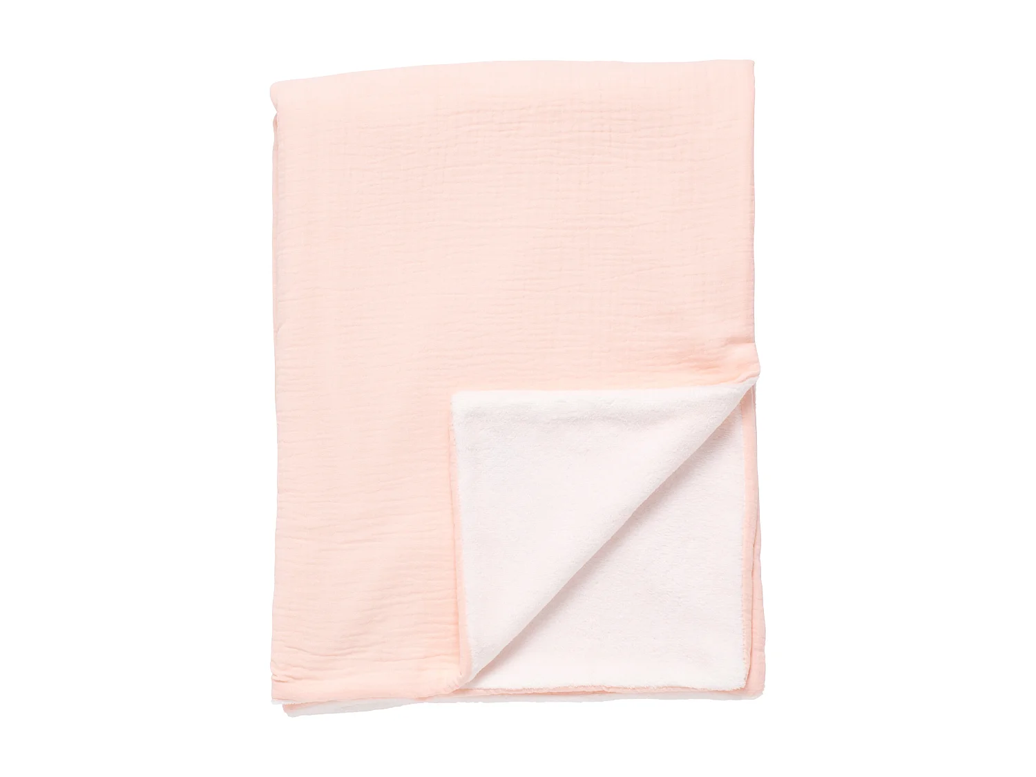 Coperta per neonati in garza di cotone e pile