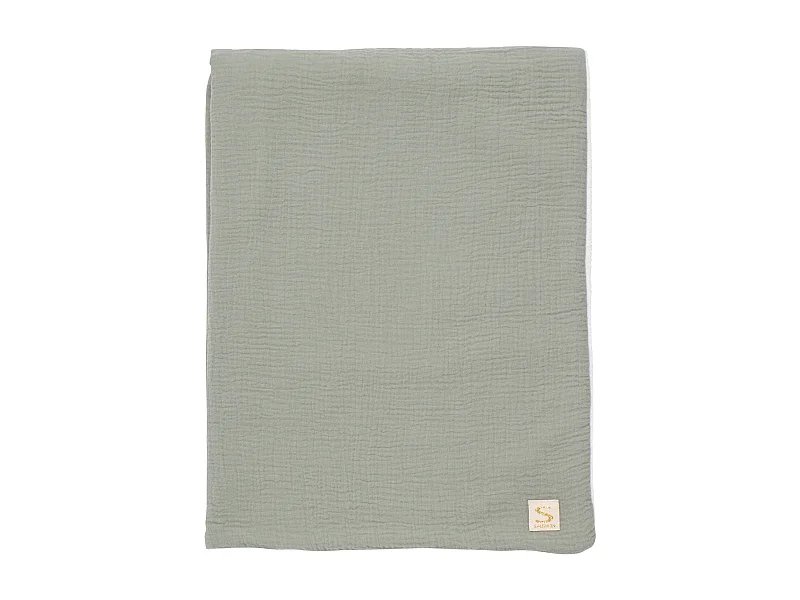 Coperta per neonati in garza di cotone e pile