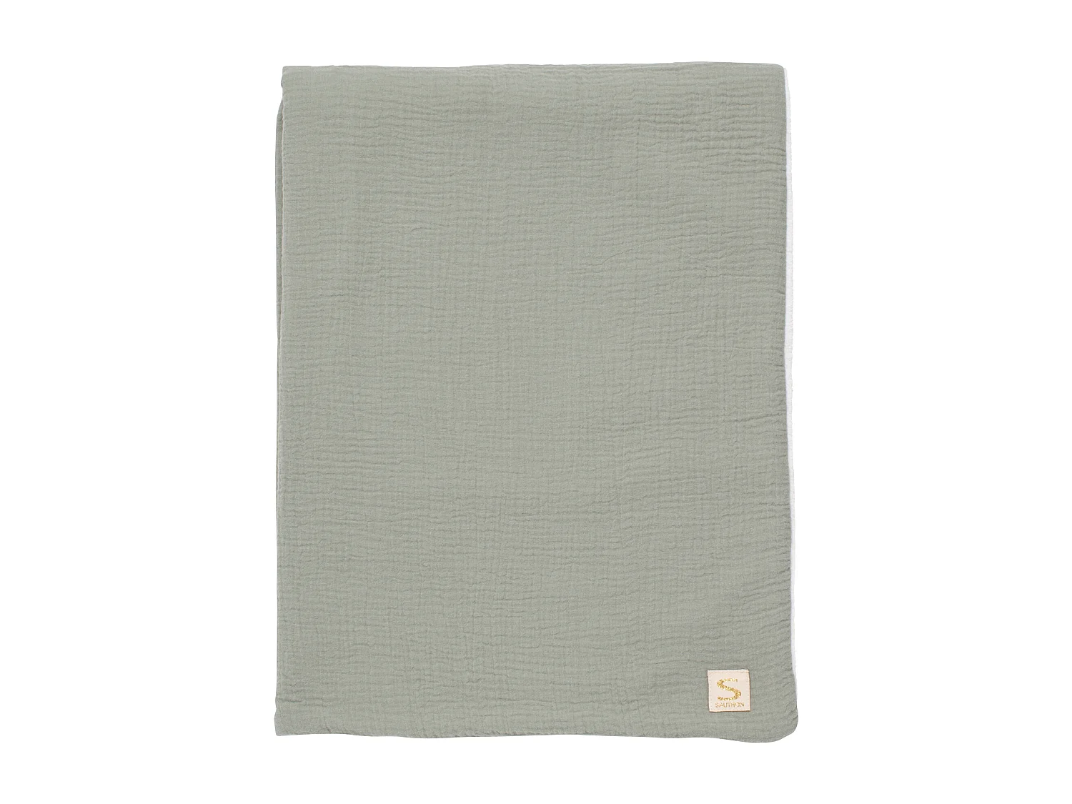 Manta de bebé de gasa de algodón y vellón