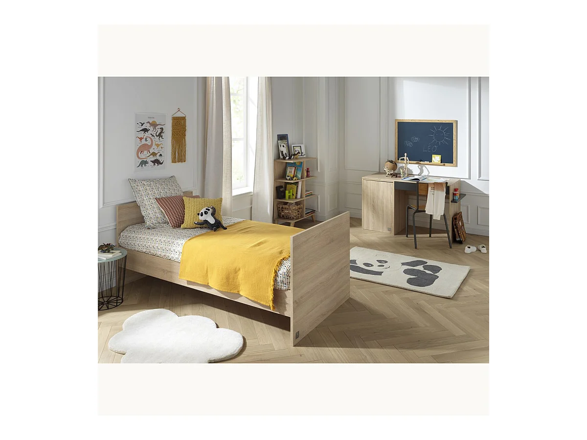 Lit bébé 140x70cm évolutif en lit junior 90x190cm NOVA - Sauthon