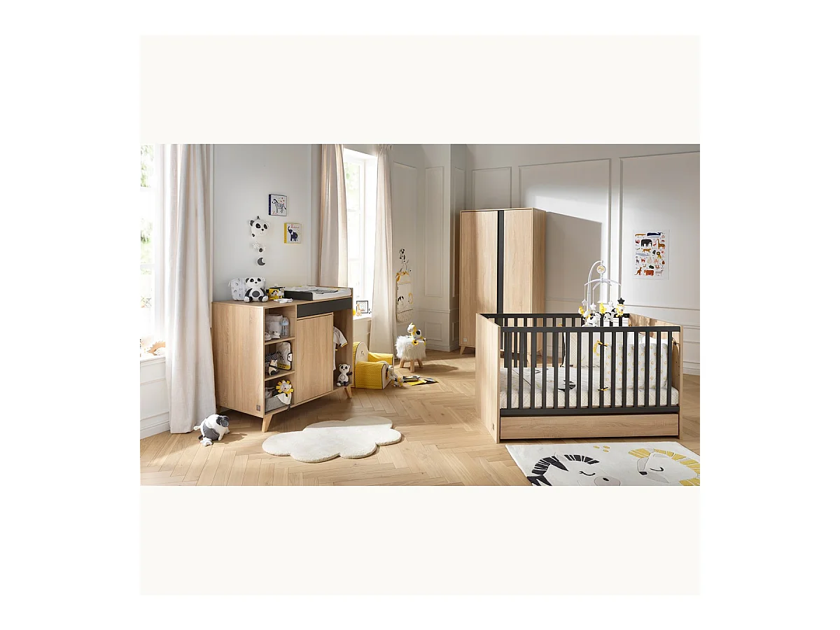 Lit bébé évolutif 140 x 70cm NOVA - Sauthon
