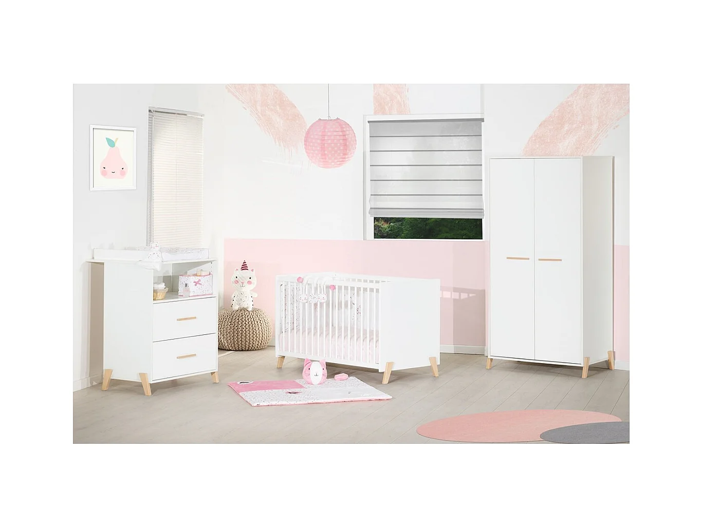 Babybett 120 x 60 cm – Natur