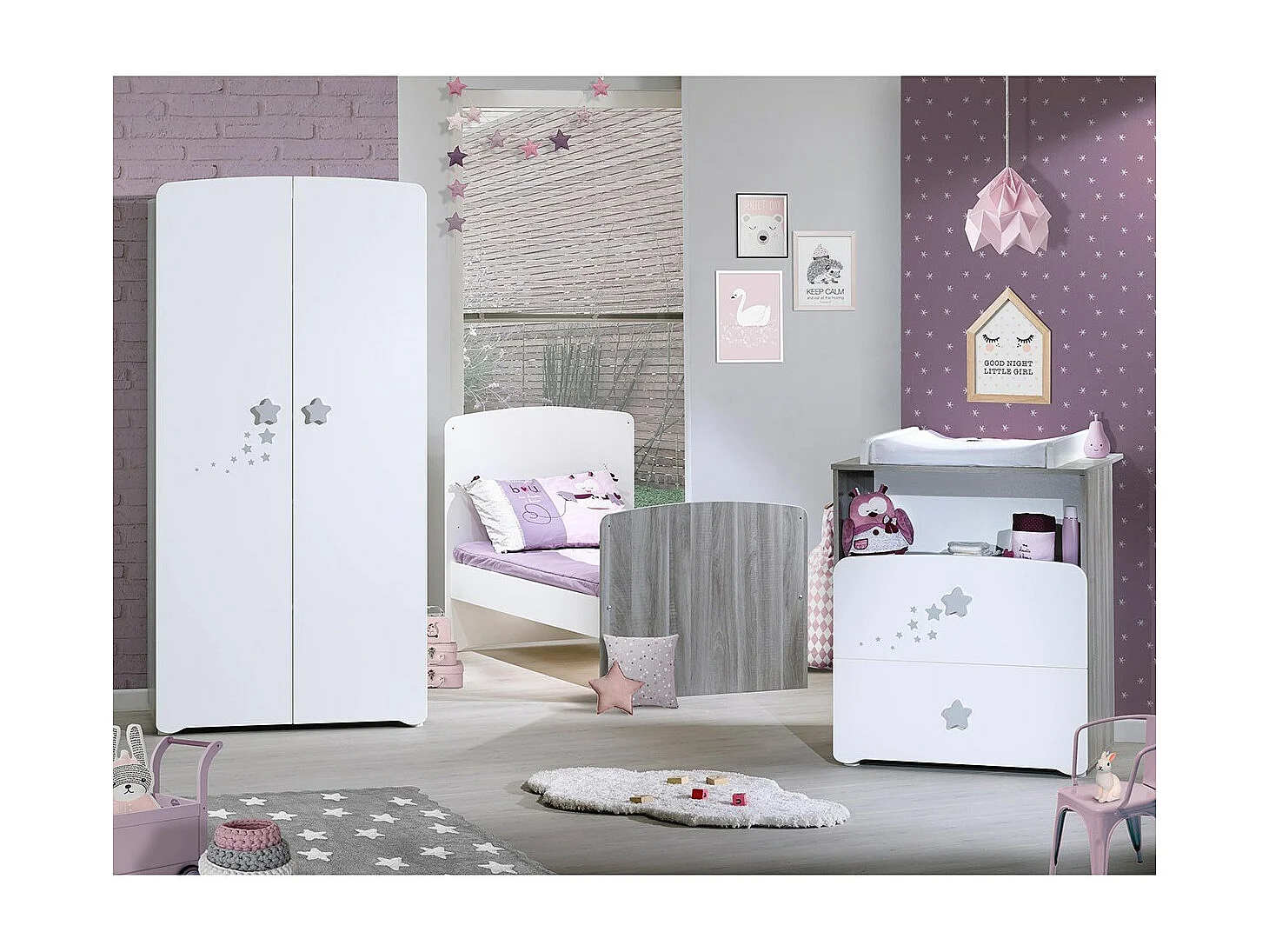 Lit évolutif 140x70 en bois NAO - BabyPrice