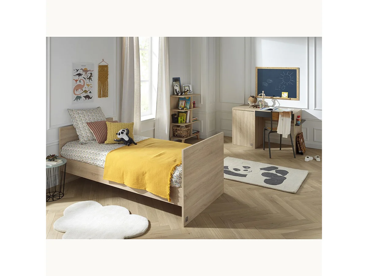 Cama bebé 140x70cm convertible en cama junior 90x200cm