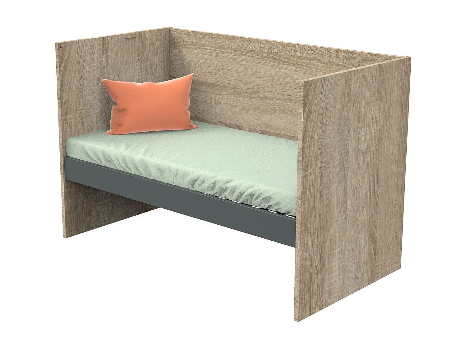Lit bébé 140x70cm évolutif en lit junior 90x200cm NOVA - Sauthon