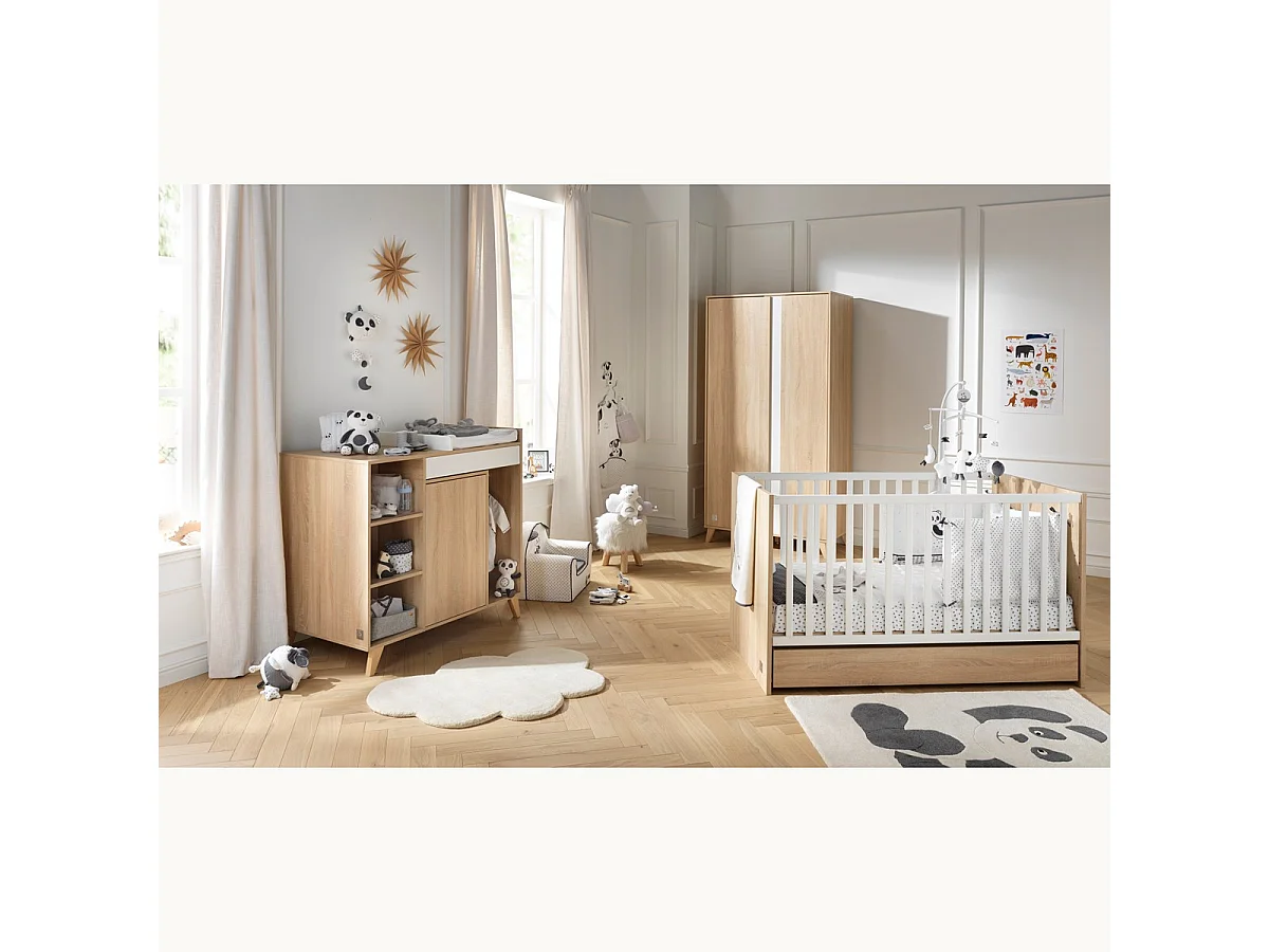 Lit bébé évolutif 140 x 70cm NOVA - Sauthon