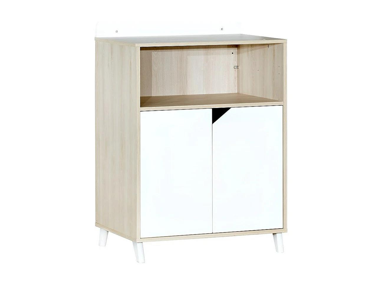 Cama combinada de 120x60, convertible en 90x190 en madera