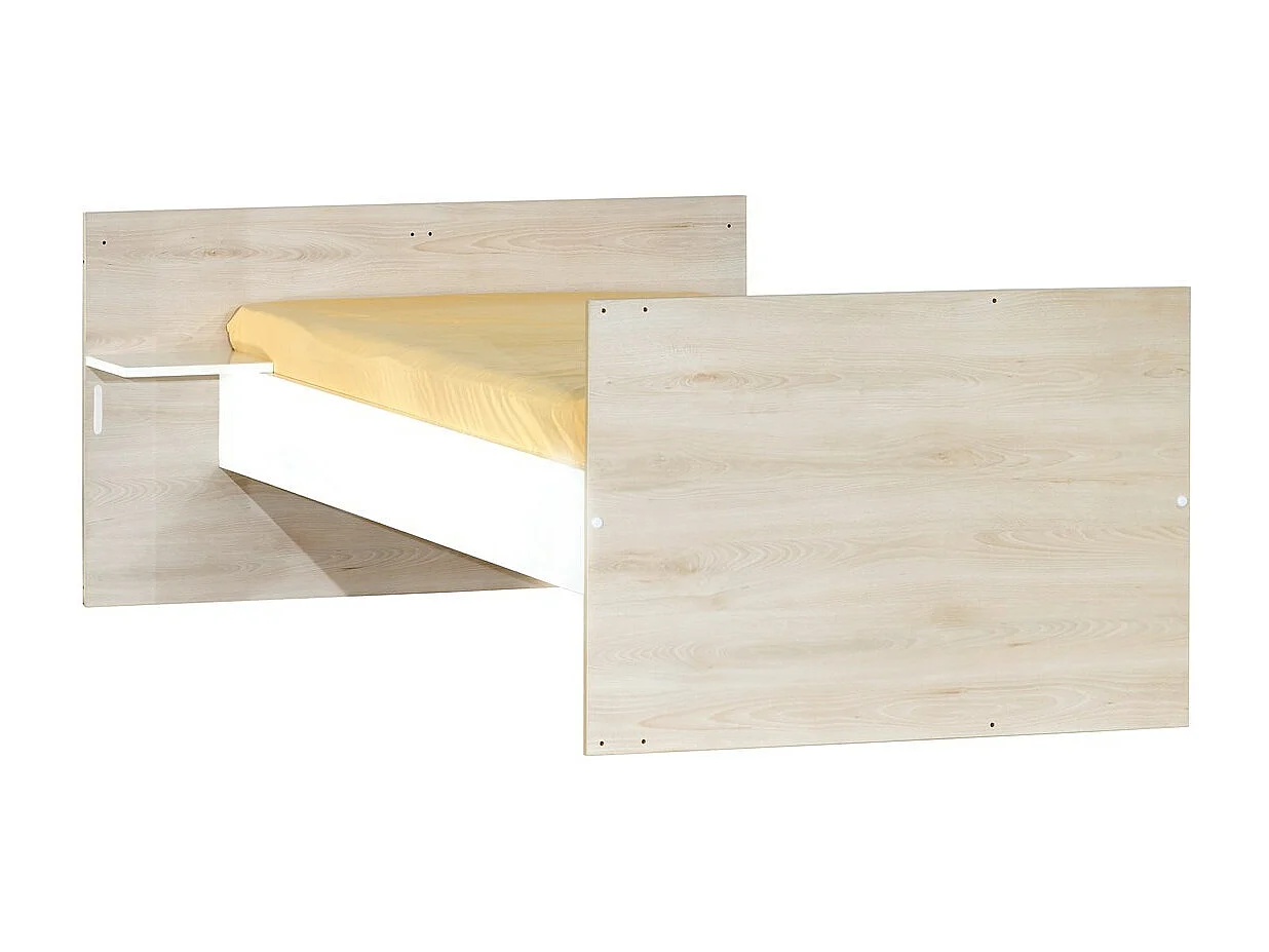 Cama combinada de 120x60, convertible en 90x190 en madera