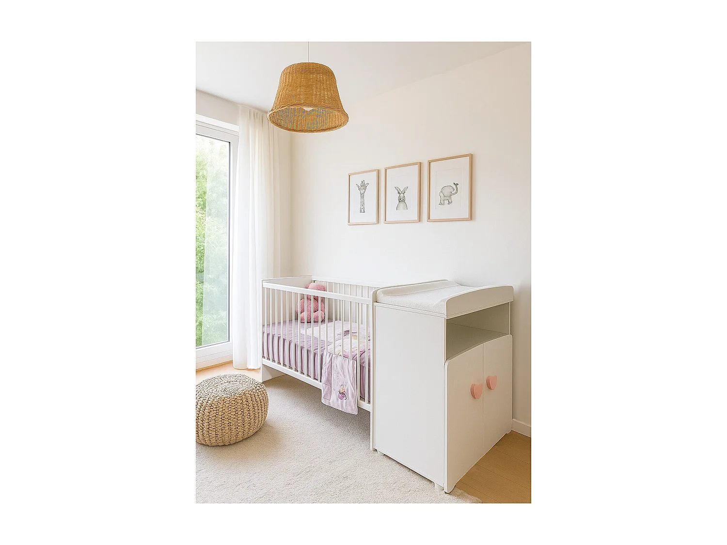 Letto combinato trasformabile da 120x60 a 90x190