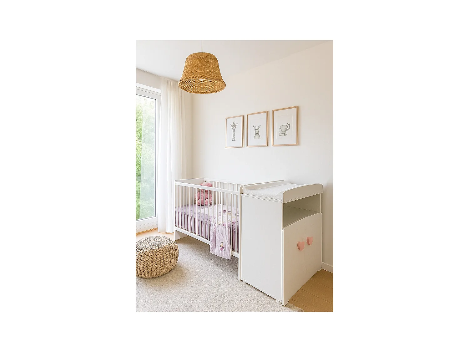 Lit combiné évolutif 120x60 en 90x190 BASIC - BabyPrice