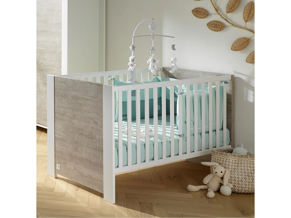 Lit bébé évolutif 140x70cm LOFT - Sauthon