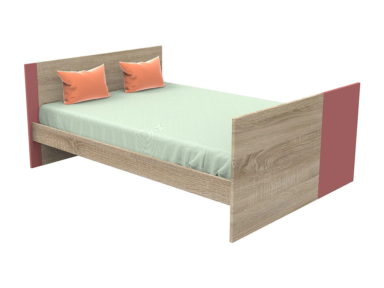 Cama bebé 140x70cm convertible en cama junior 90x190cm