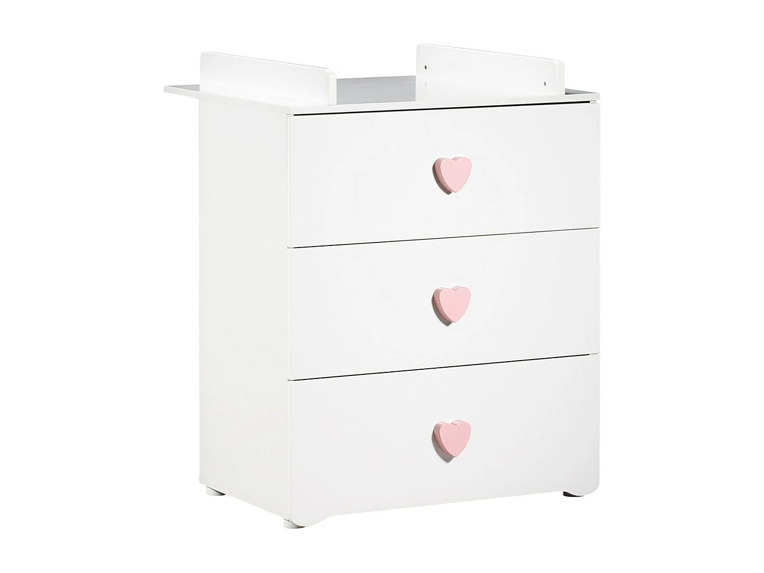 Chambre complète bébé avec lit 120x60cm et commode à langer BASIC - BabyPrice